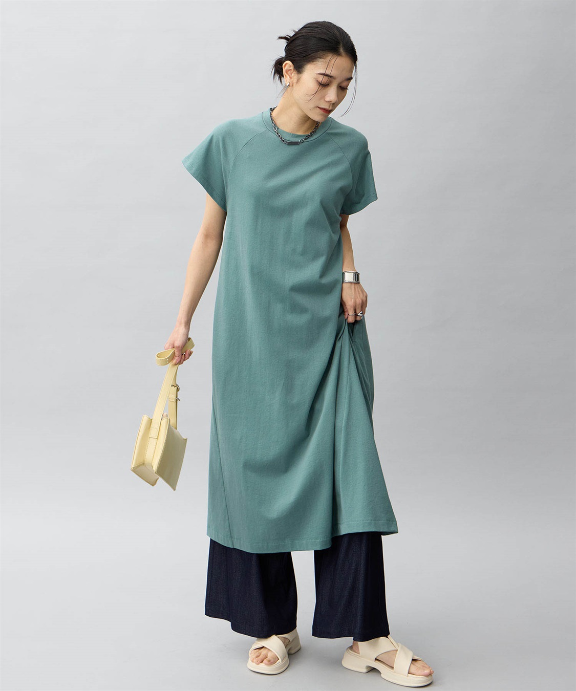 ONE‘S TRUE ラグランスリーブワンピース_sub_6