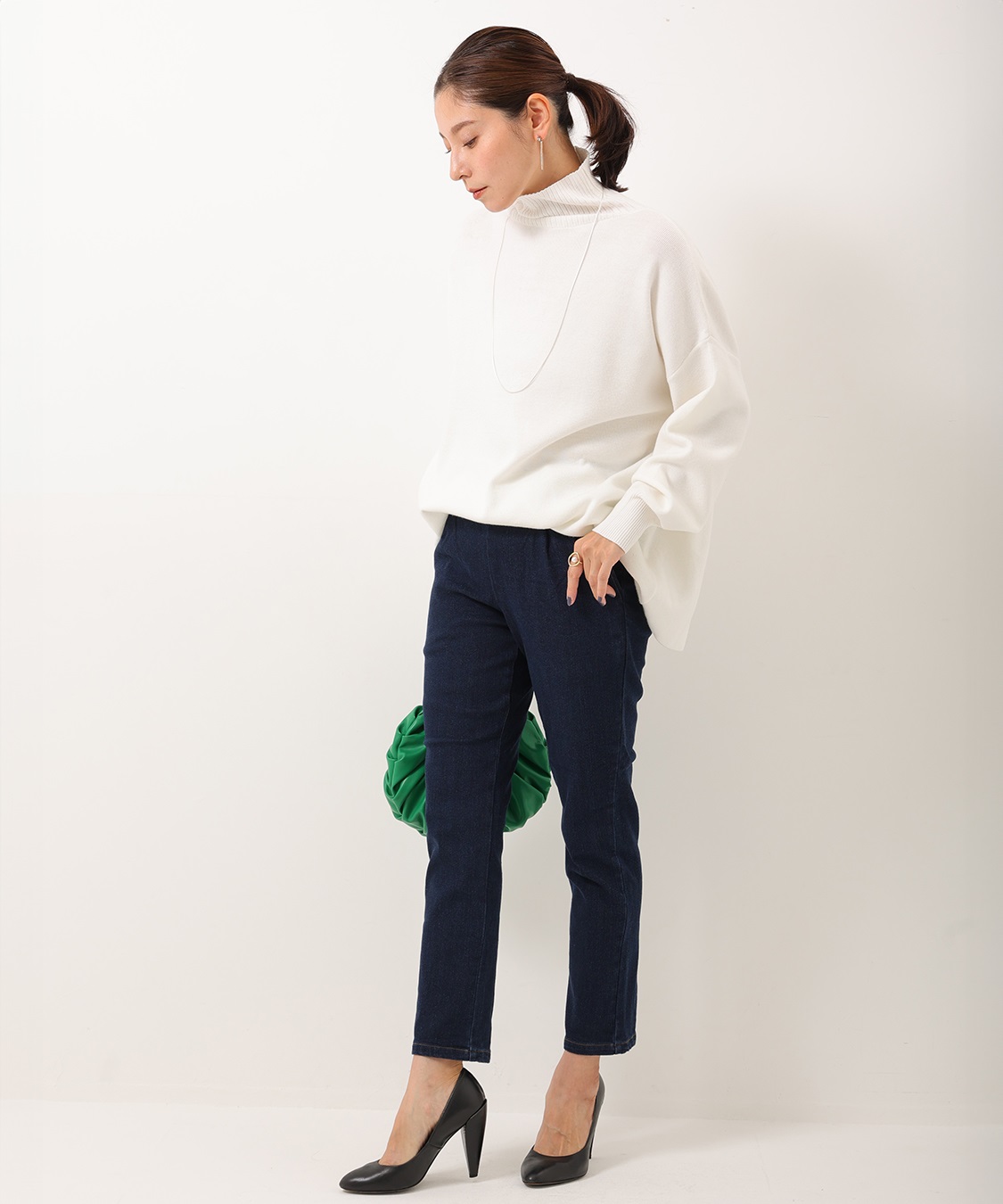 ONE‘S TRUE 裏起毛デニムパンツ_sub_6