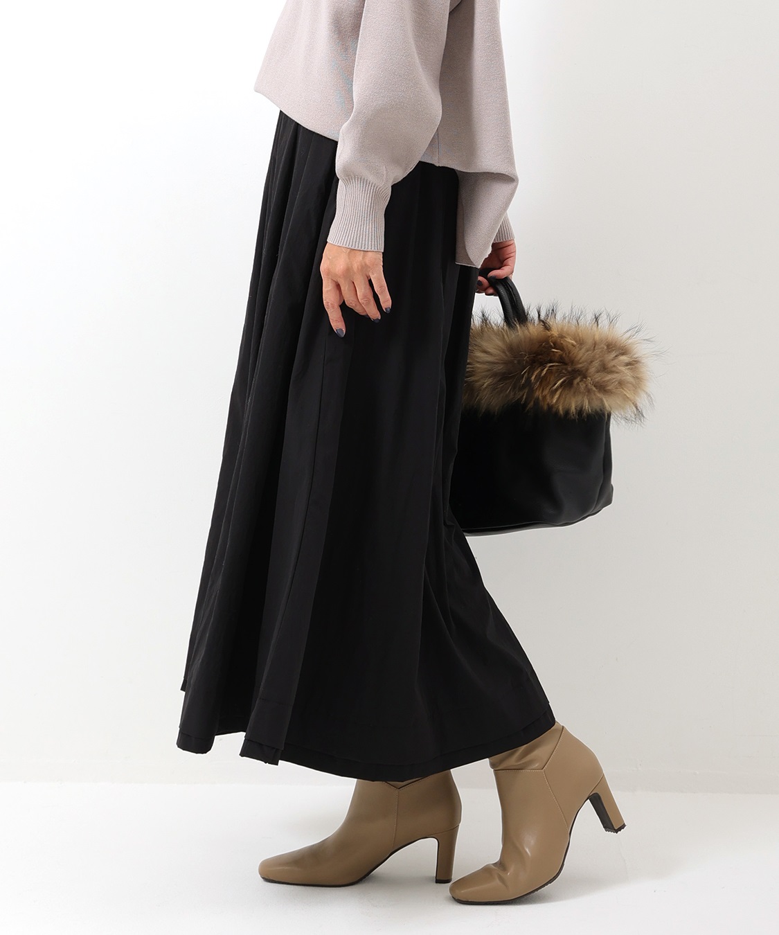 ONE‘S TRUE タックフレアースカート_sub_1