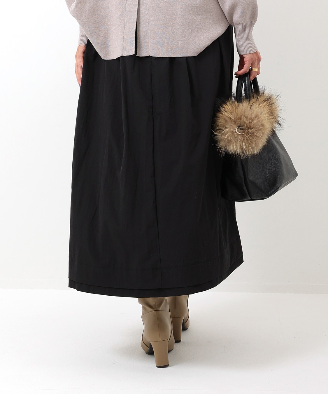 ONE‘S TRUE タックフレアースカート_sub_2