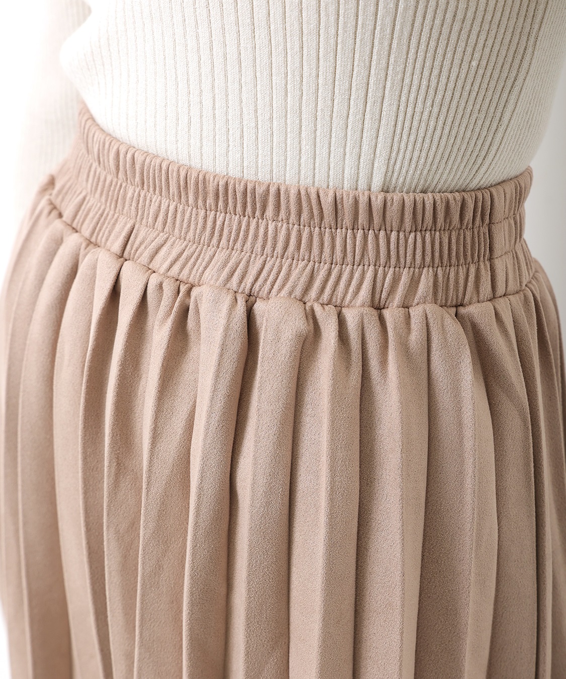 ONE‘S TRUE スエードプリーツスカート_sub_2