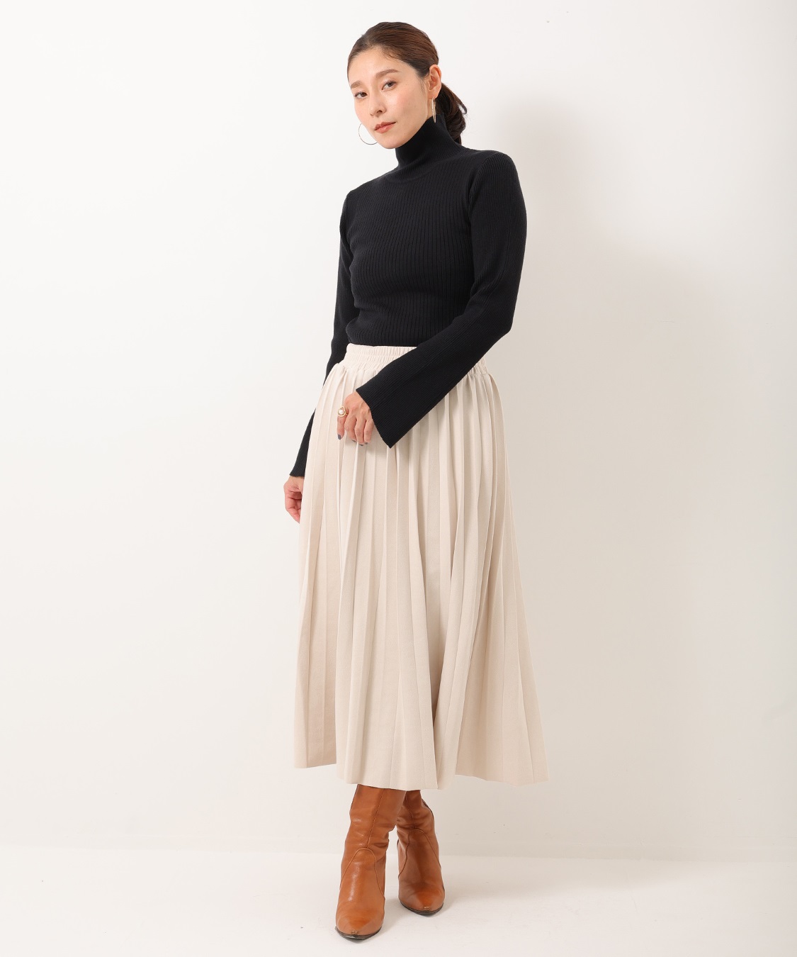 ONE‘S TRUE スエードプリーツスカート_sub_5