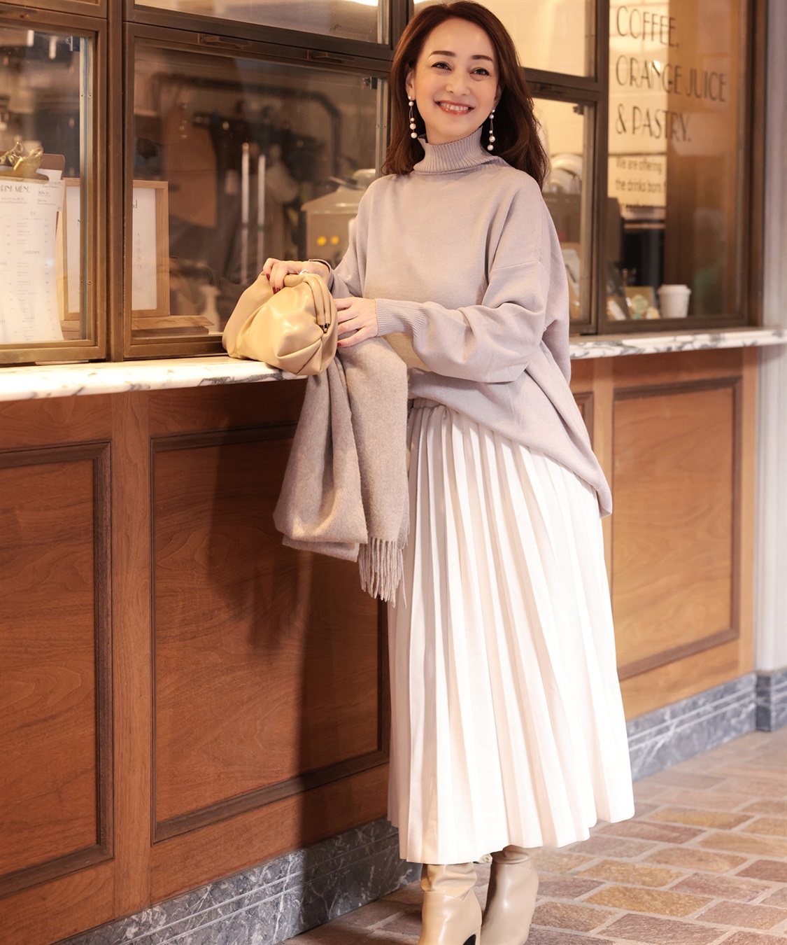 ONE‘S TRUE スエードプリーツスカート_sub_9