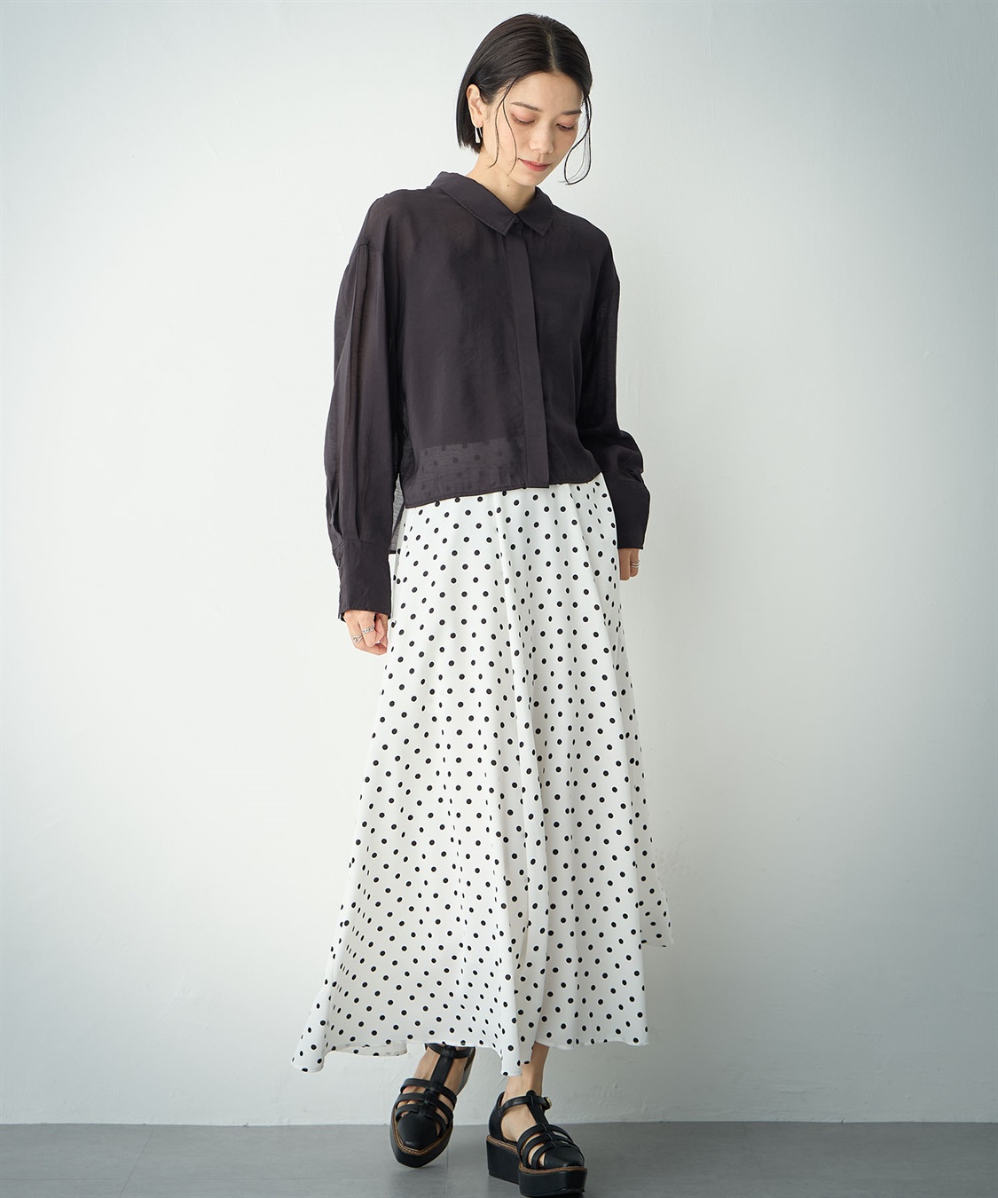 ONE‘S TRUE フレアスカート_sub_16