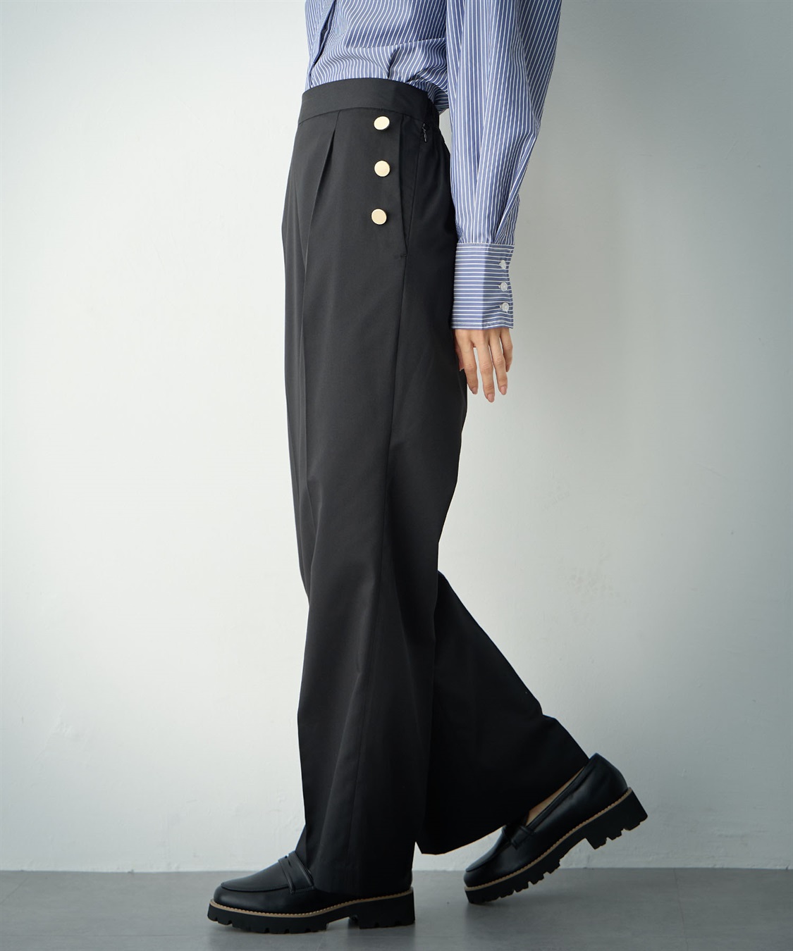 ONE‘S TRUE セミフレアパンツ_sub_4