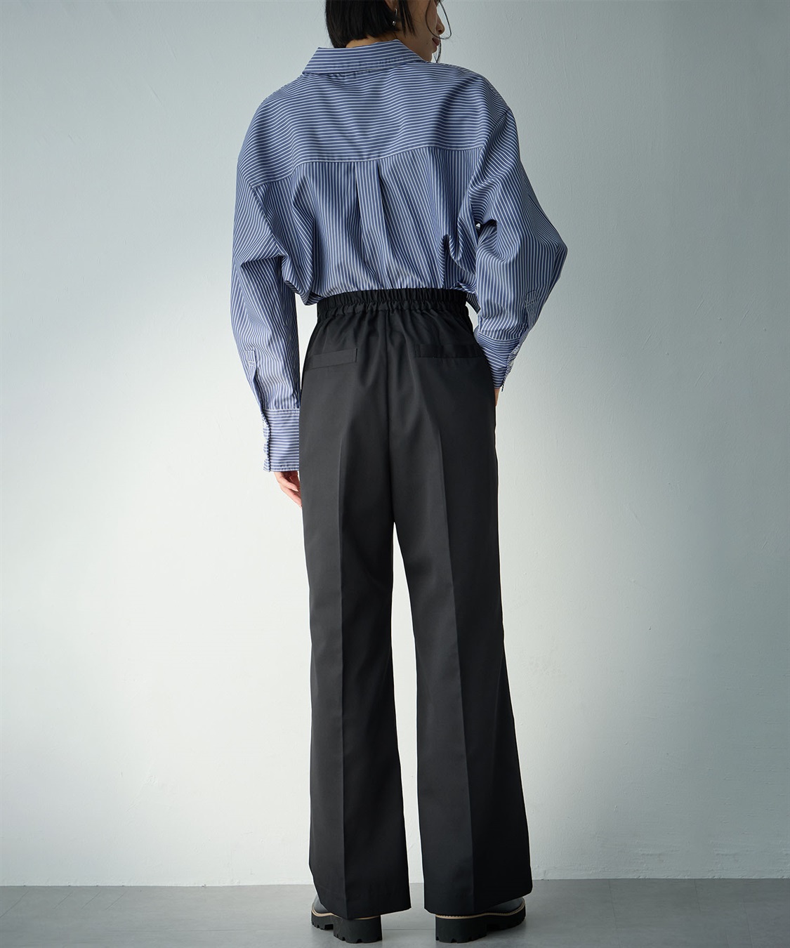 ONE‘S TRUE セミフレアパンツ_sub_5