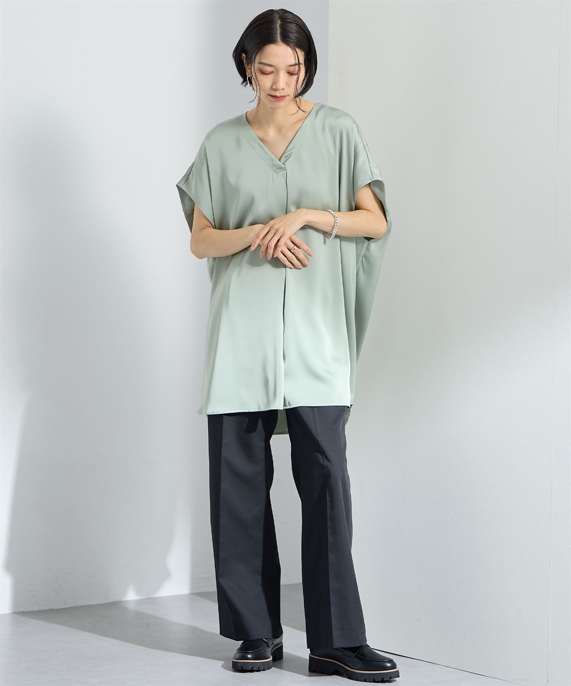 ONE‘S TRUE セミフレアパンツ_sub_12