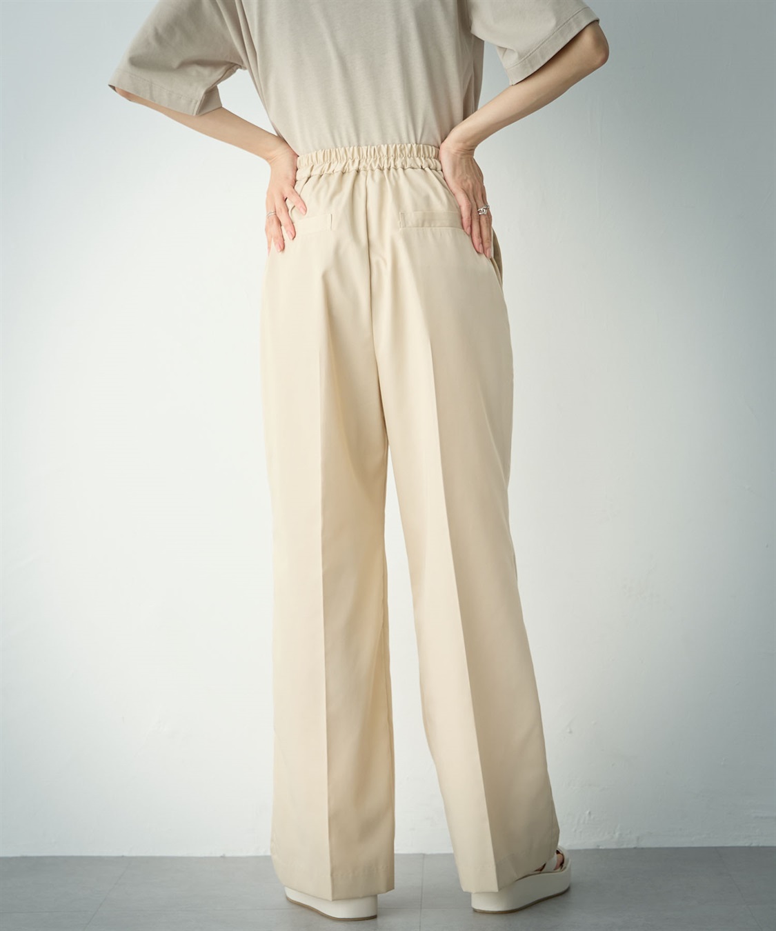 ONE‘S TRUE セミフレアパンツ_sub_17