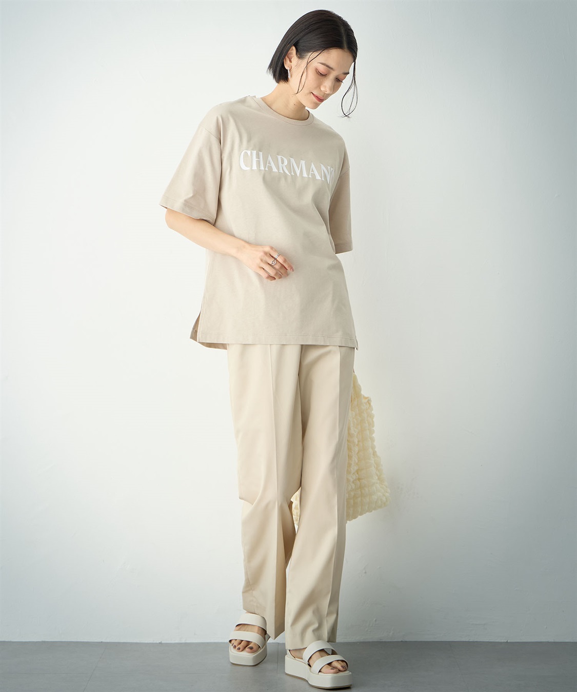 ONE‘S TRUE セミフレアパンツ_sub_18