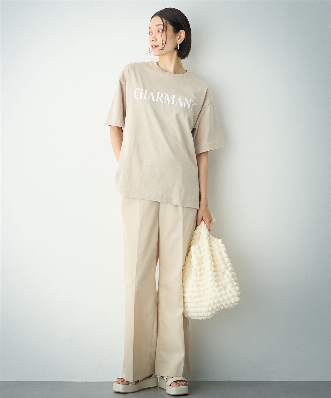 ONE‘S TRUE セミフレアパンツ_sub_20