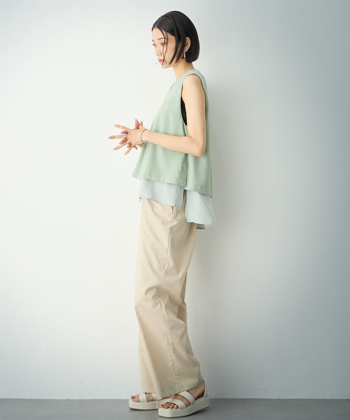 ONE‘S TRUE セミフレアパンツ_sub_22