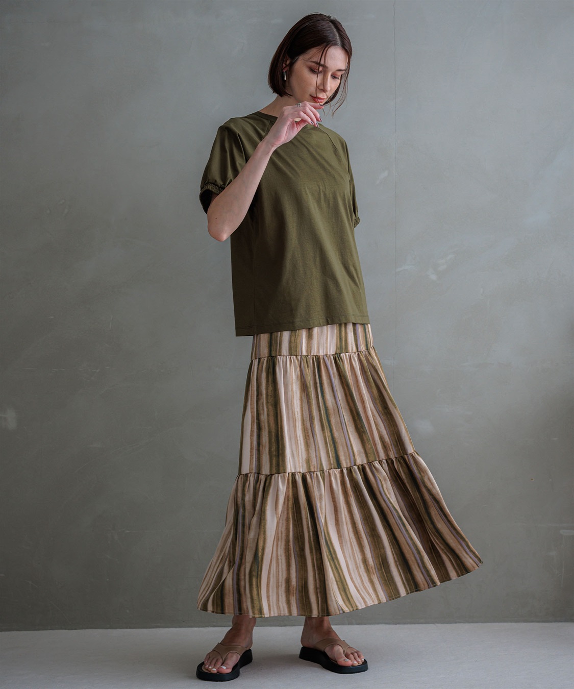 ONE‘S TRUE ティアードスカート_sub_1