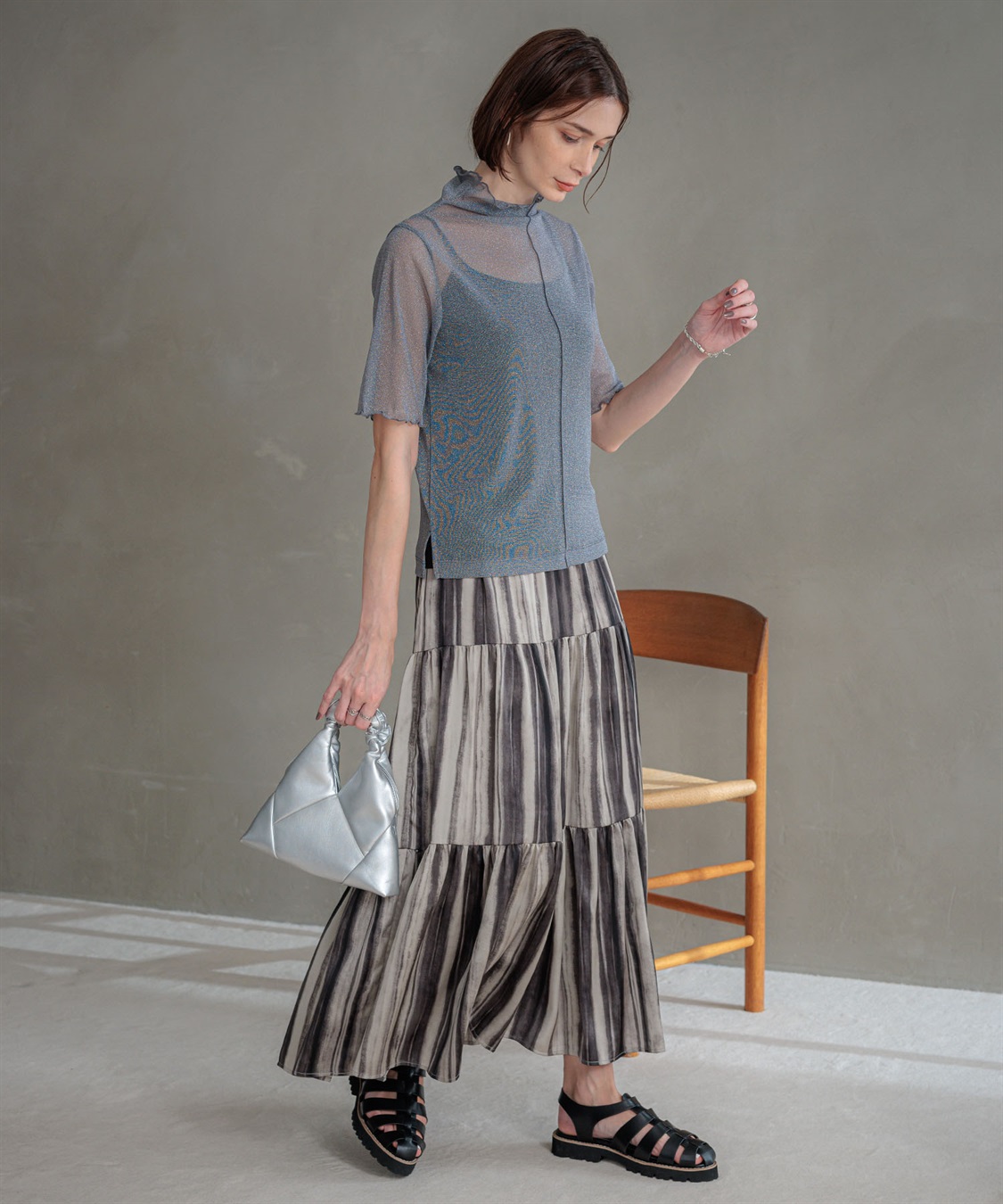 ONE‘S TRUE ティアードスカート_sub_6