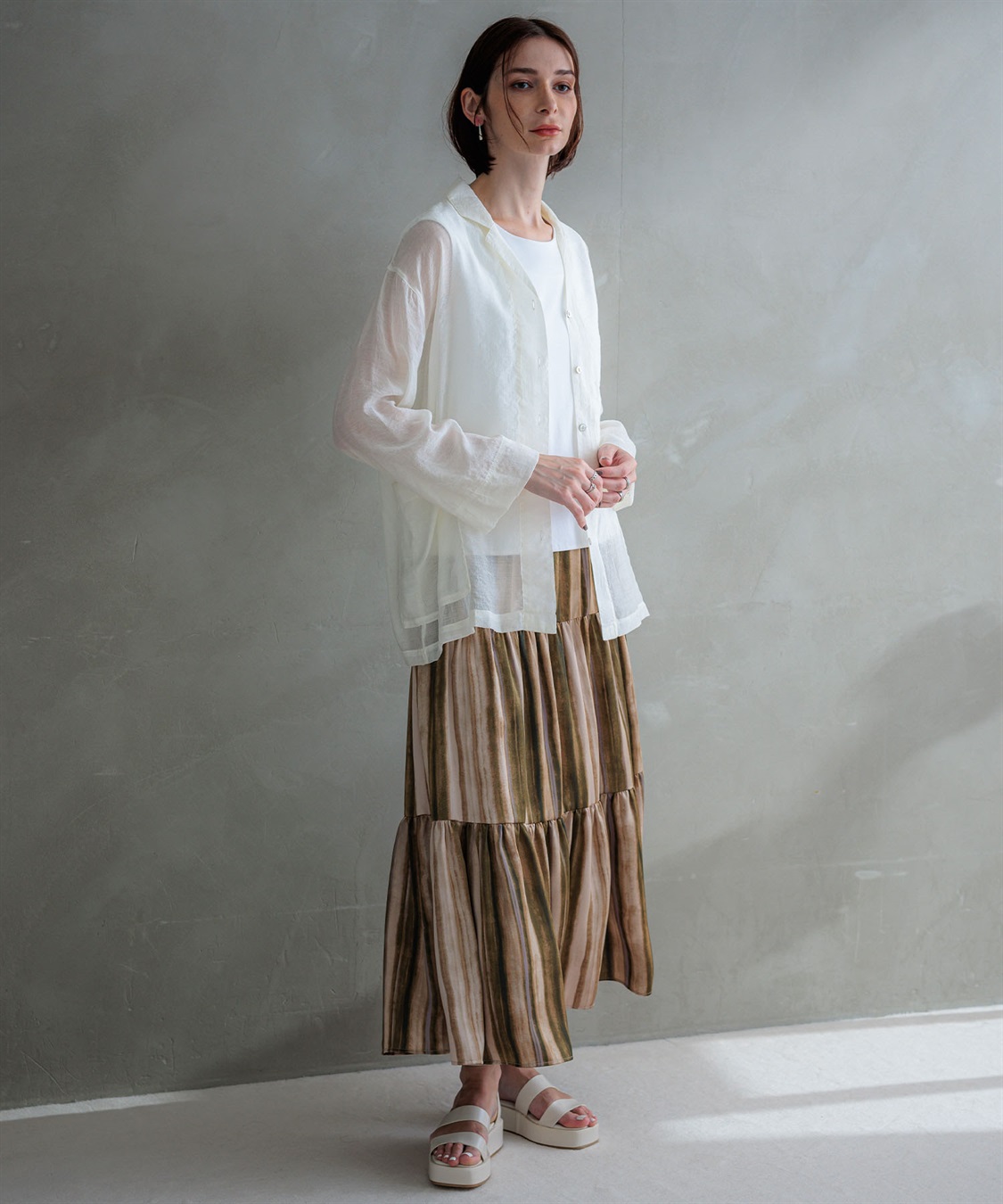 ONE‘S TRUE ティアードスカート_sub_18