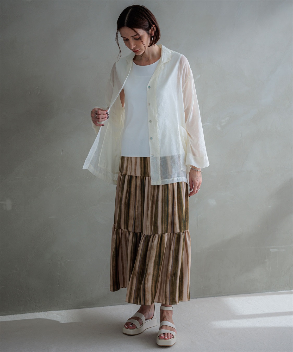 ONE‘S TRUE ティアードスカート_sub_19