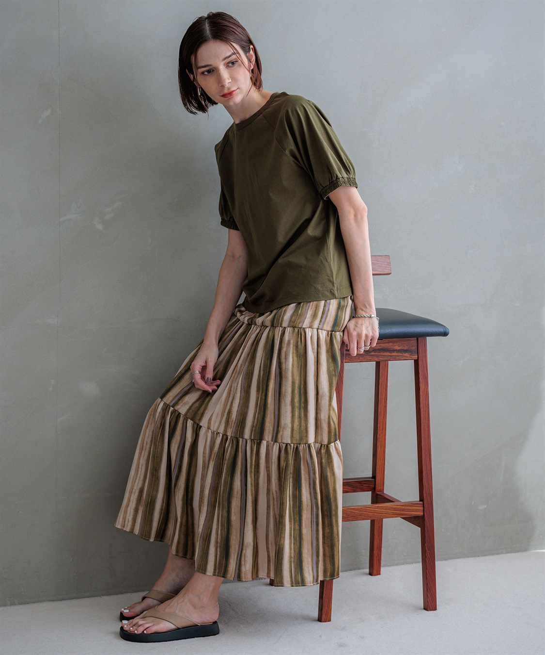 ONE‘S TRUE ティアードスカート_sub_21