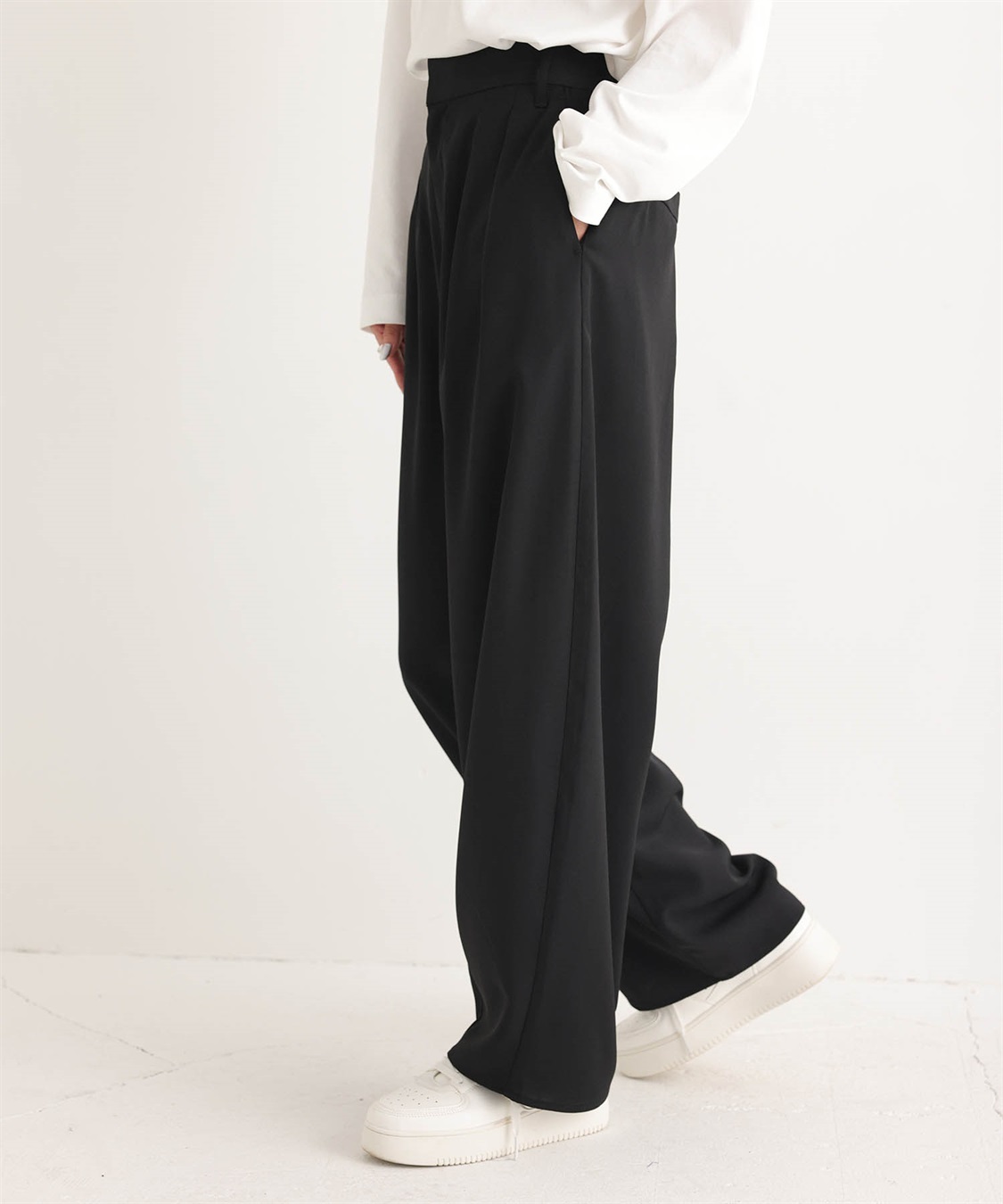 ONE‘S TRUE カーブタックパンツ_sub_2