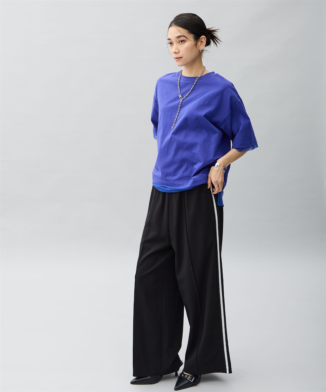 BRIEFING サイドラインパンツ　 ブラック　Lサイズ 63590369_b_03_215.jpg