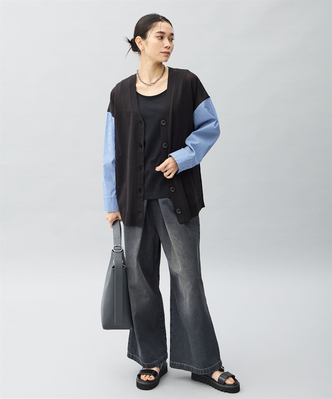 ONE‘S TRUE タックデニムパンツ_sub_5