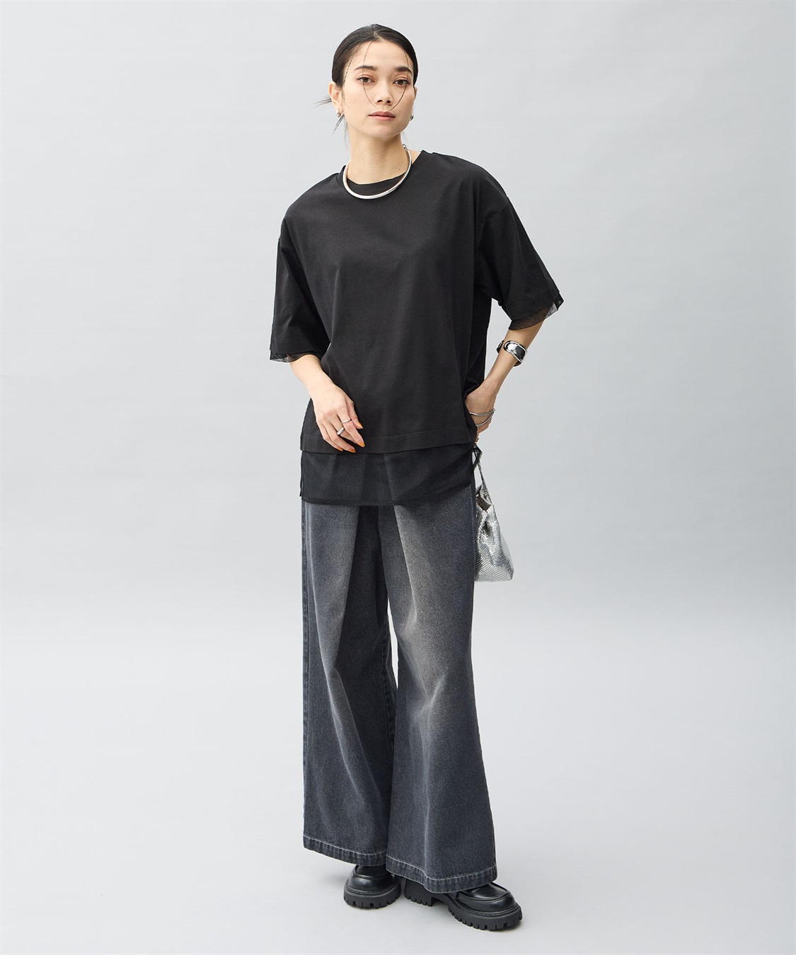 ONE‘S TRUE タックデニムパンツ_sub_7