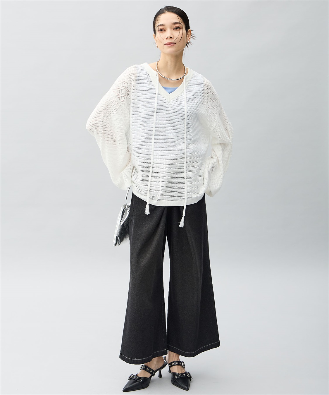 ONE‘S TRUE タックデニムパンツ_sub_10