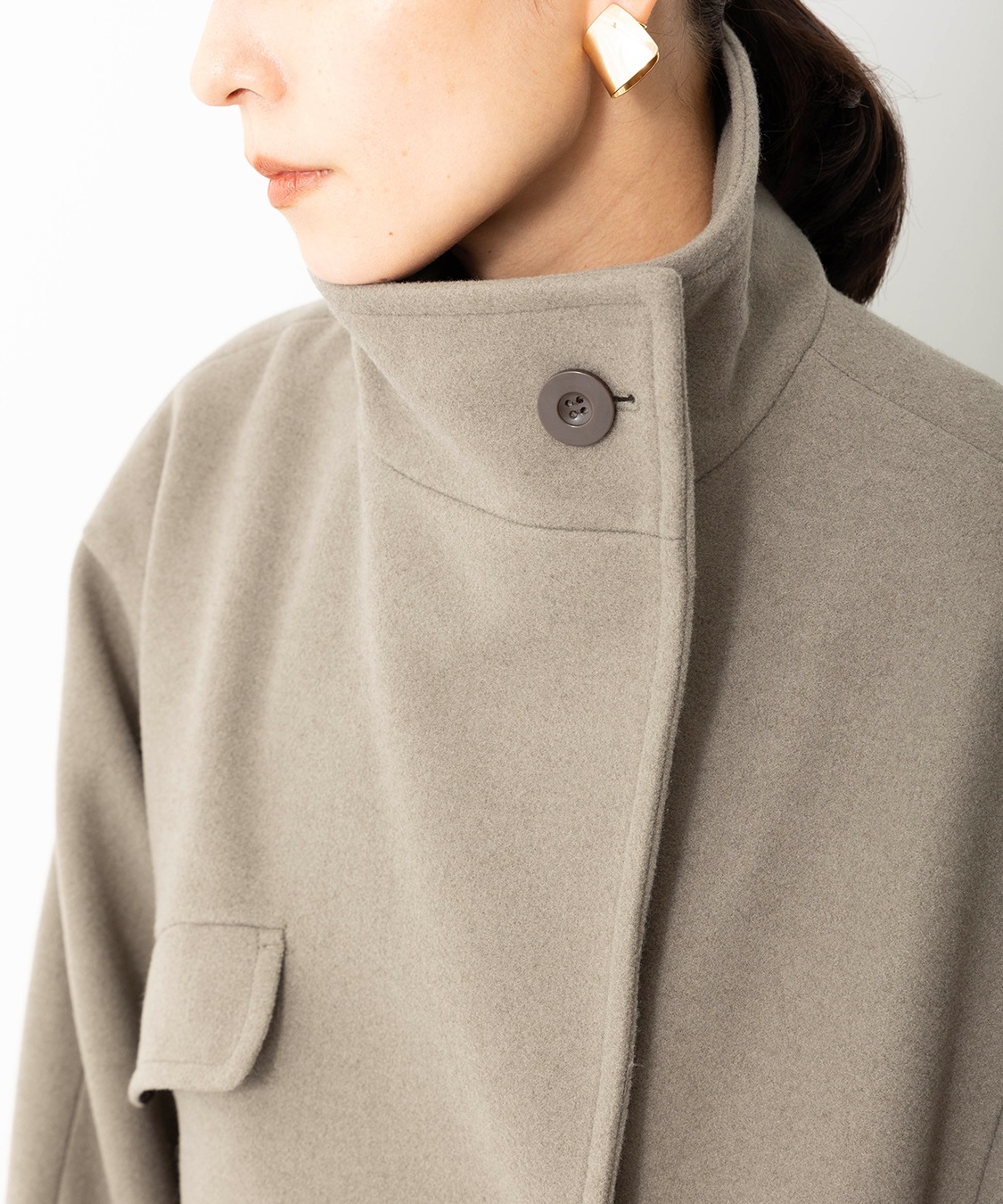 ONE‘S TRUE スタンドショートコート_sub_5