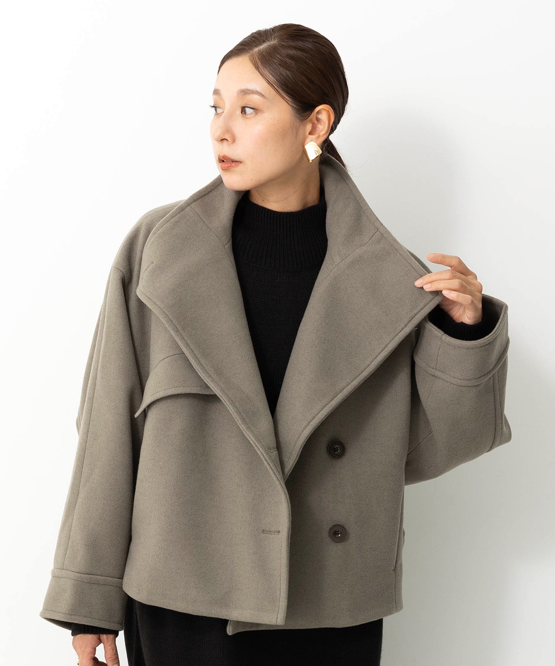 ONE‘S TRUE スタンドショートコート_sub_16