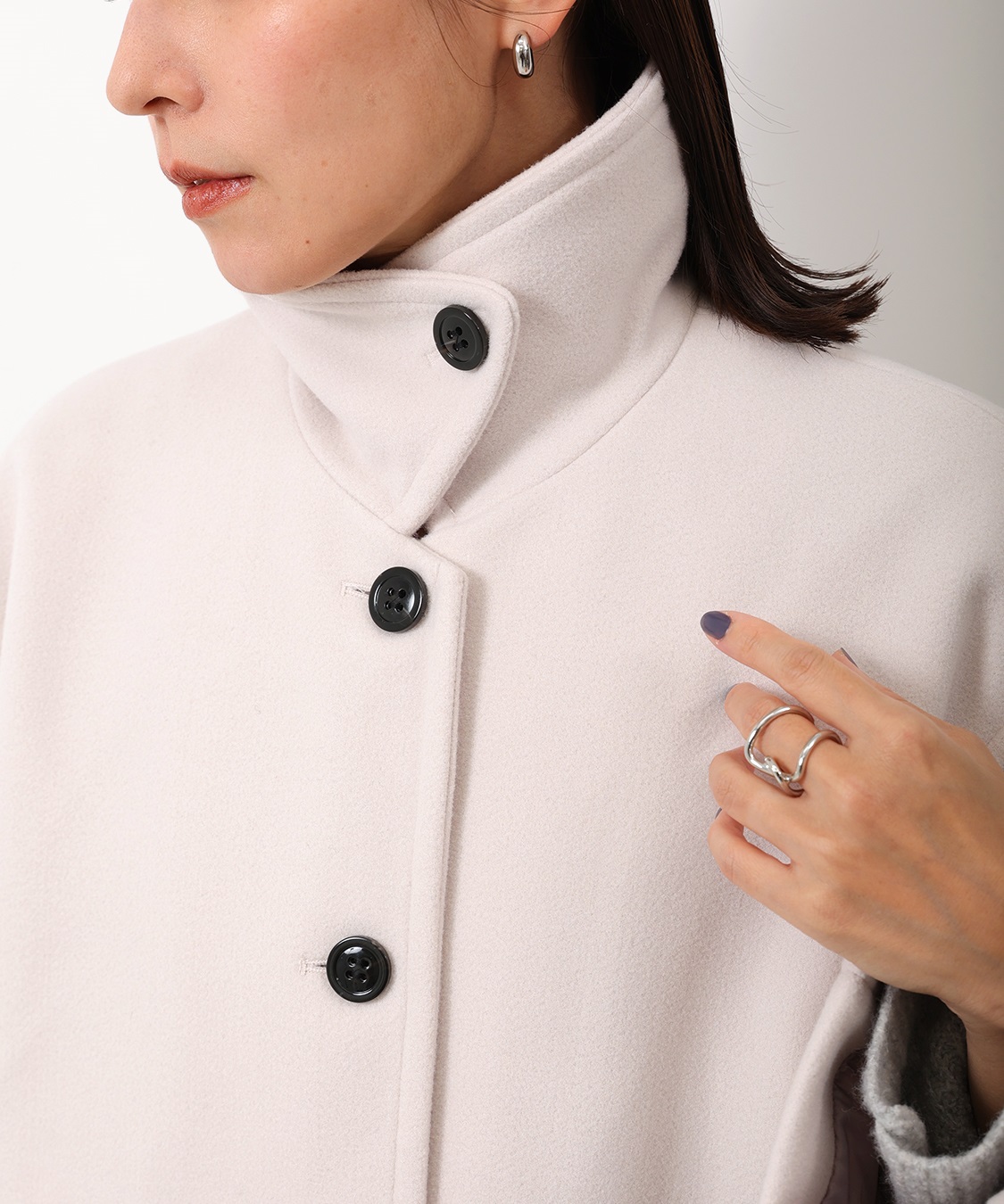 ONE‘S TRUE メルトンステンカラーコート_sub_3