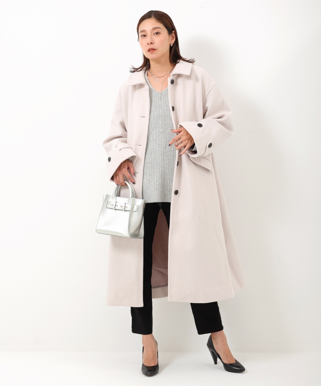 ONE‘S TRUE メルトンステンカラーコート_sub_9