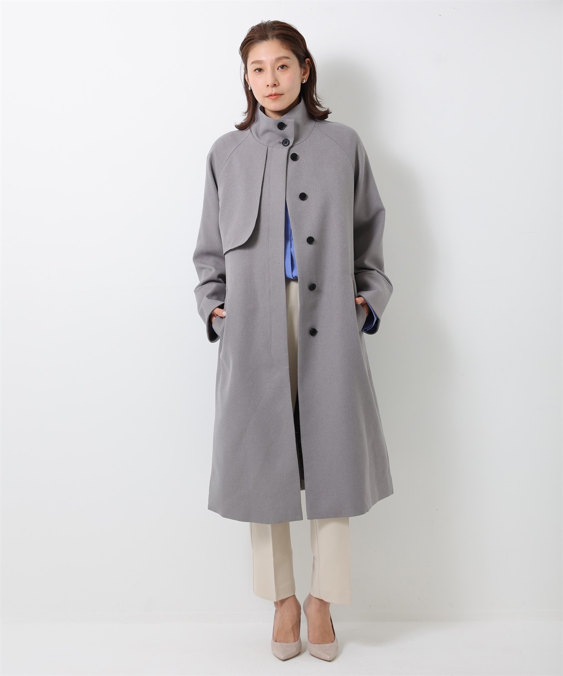 スタンドネックコート ONE'S TRUE｜クロスプラス公式通販サイト