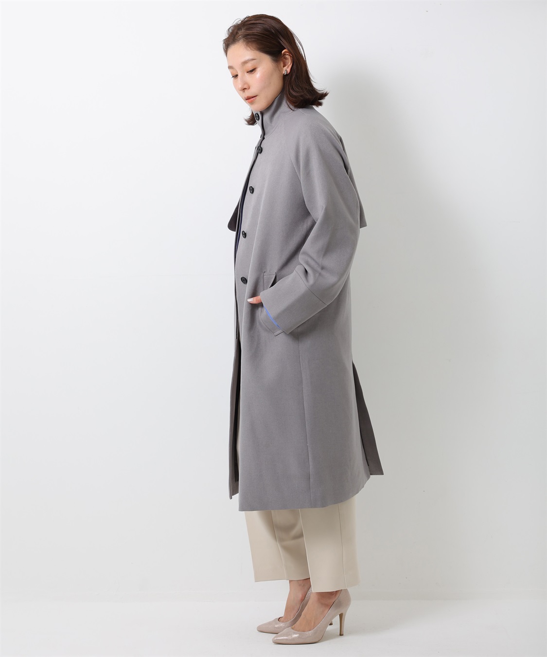 スタンドネックコート ONE'S TRUE｜クロスプラス公式通販サイト