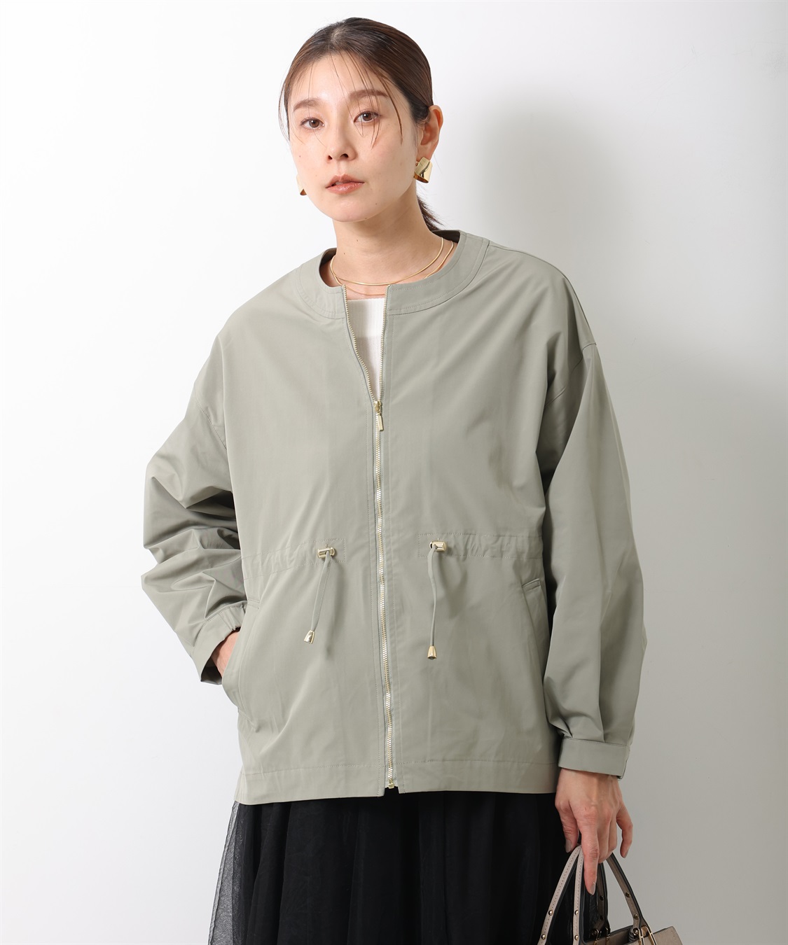 JOURNAL STANDARD ゴブランペーズリーノーカラーブルゾン osharewalker ブルゾン ジャケット レディース アウター