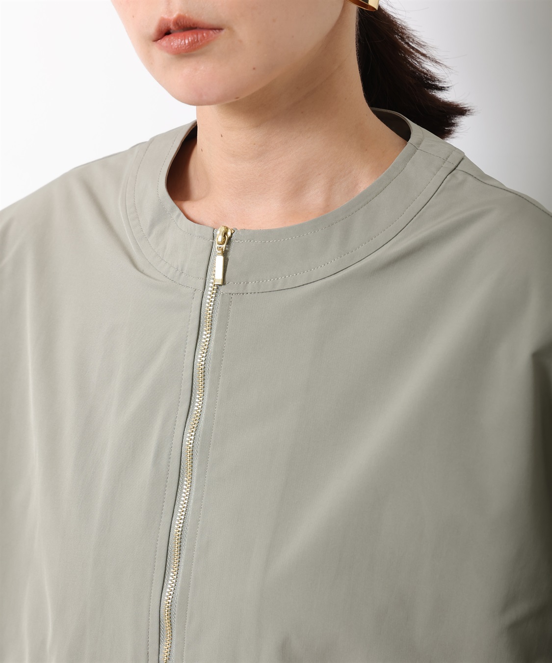 ONE‘S TRUE ノーカラーブルゾン_sub_5