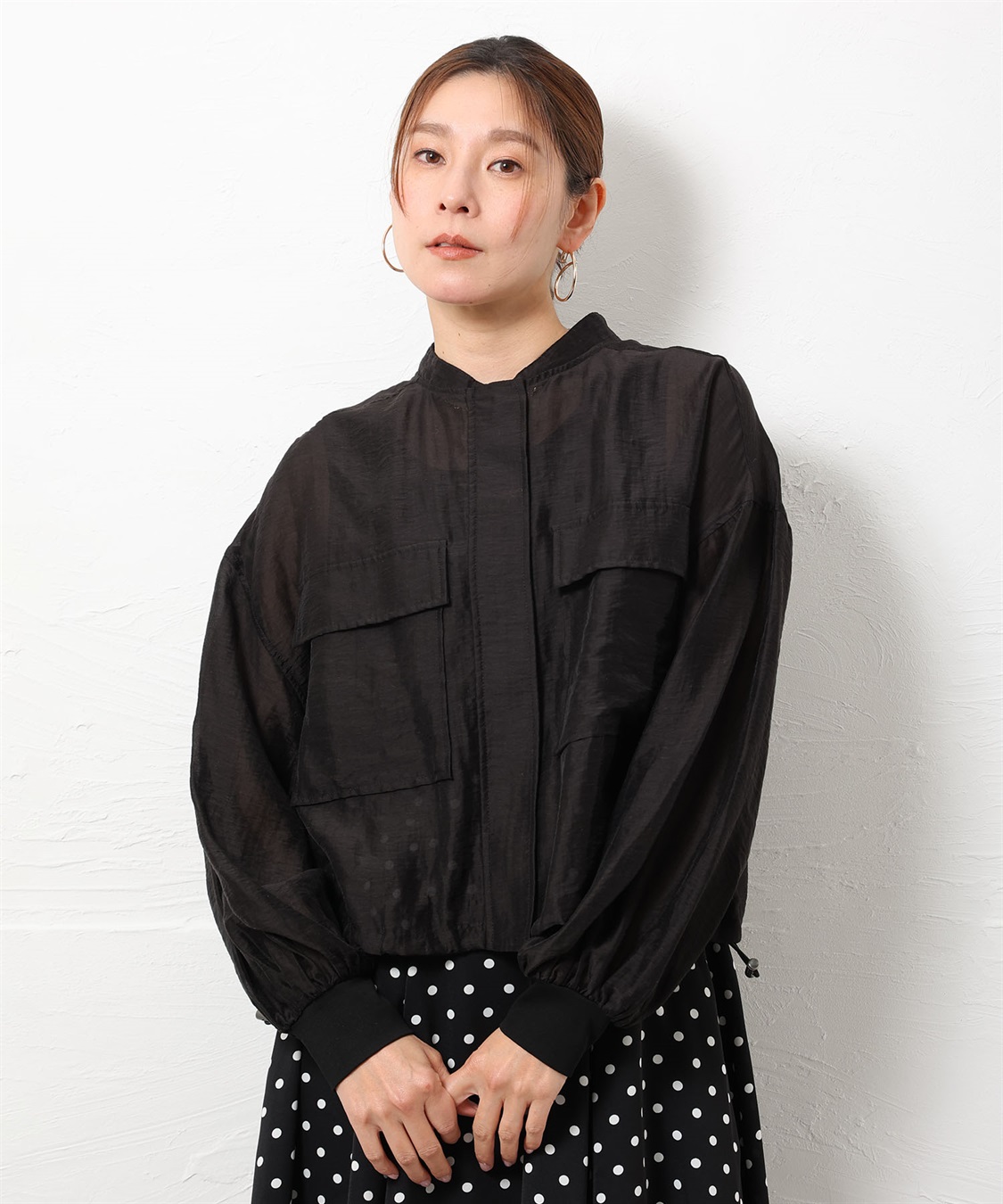 rimir シアーブルゾン black シアーブルゾン【再販】7/1〜順次発送予定 | rimir