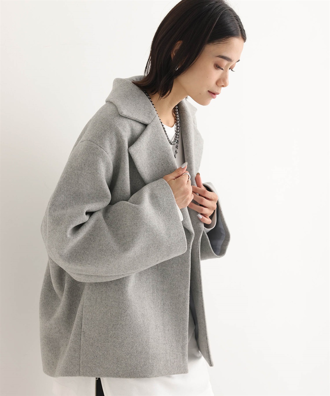 ONE‘S TRUE ショートコート_sub_16