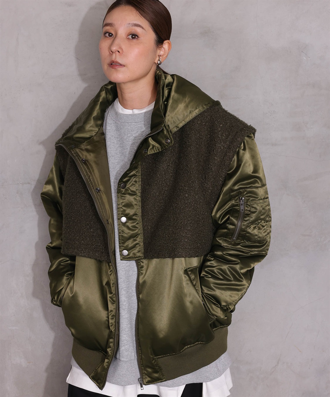 ONE‘S TRUE ハイブリッドブルゾン_sub_4