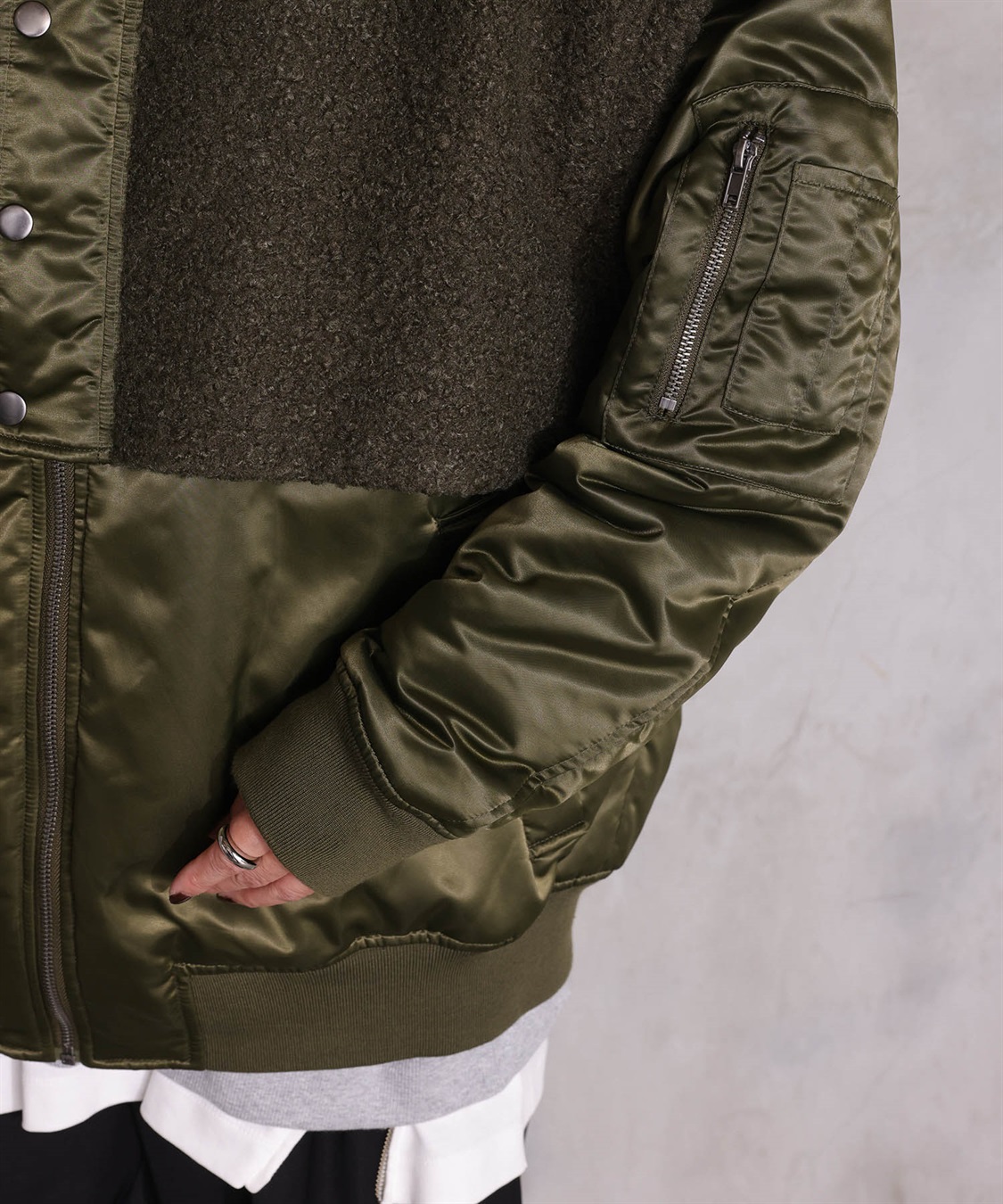 ONE‘S TRUE ハイブリッドブルゾン_sub_6