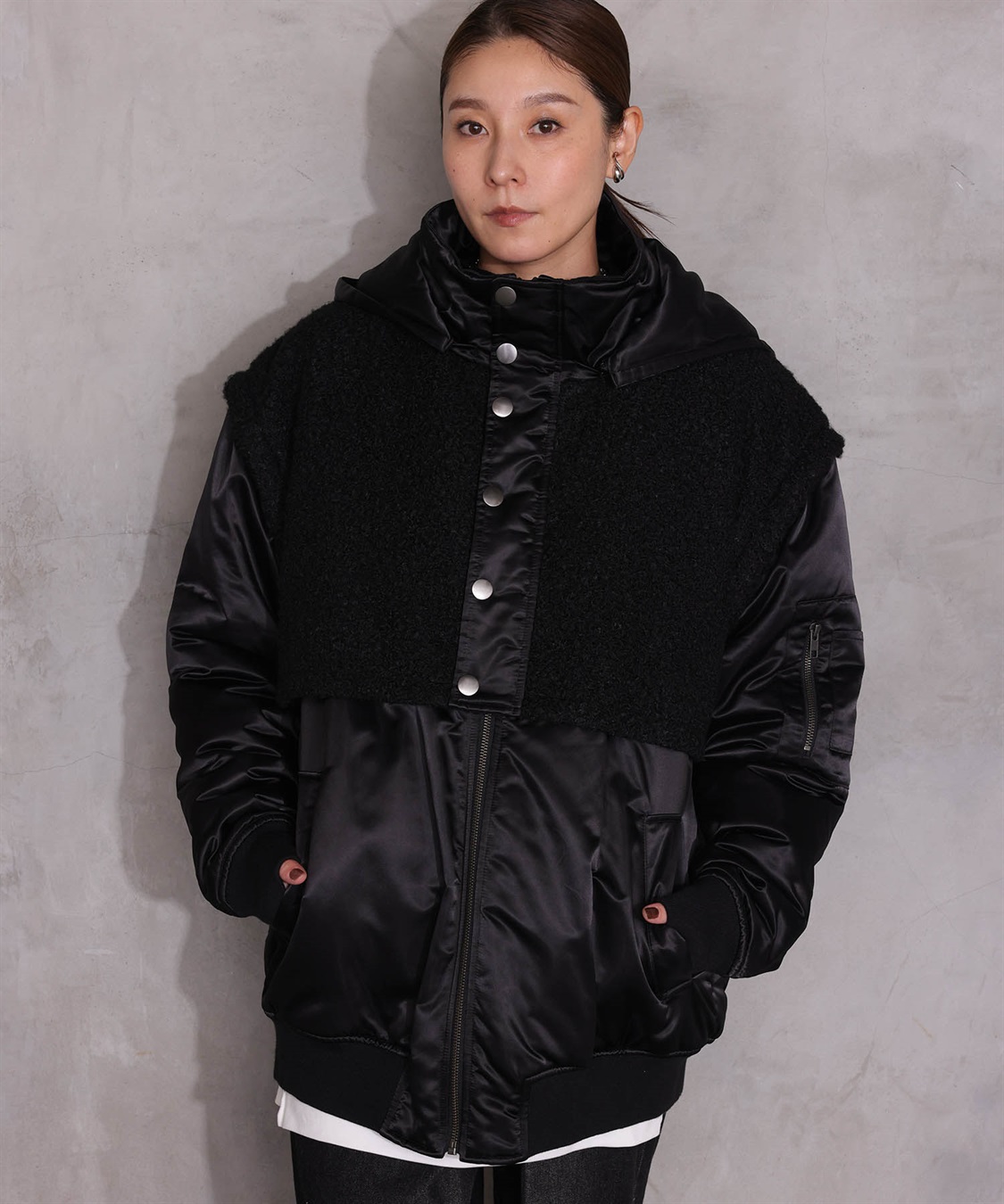 ONE‘S TRUE ハイブリッドブルゾン_sub_15