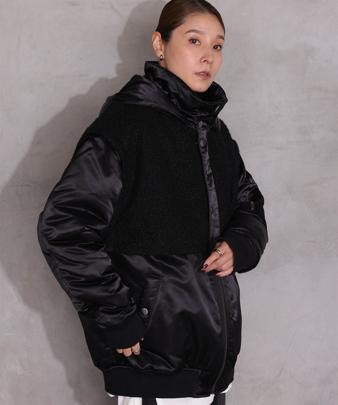 ONE‘S TRUE ハイブリッドブルゾン_sub_17