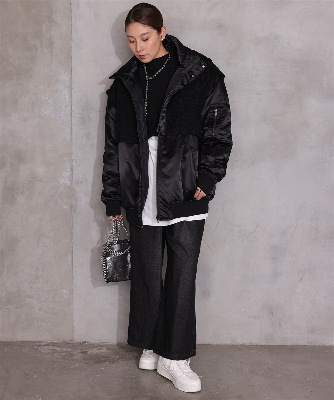 ONE‘S TRUE ハイブリッドブルゾン_sub_19