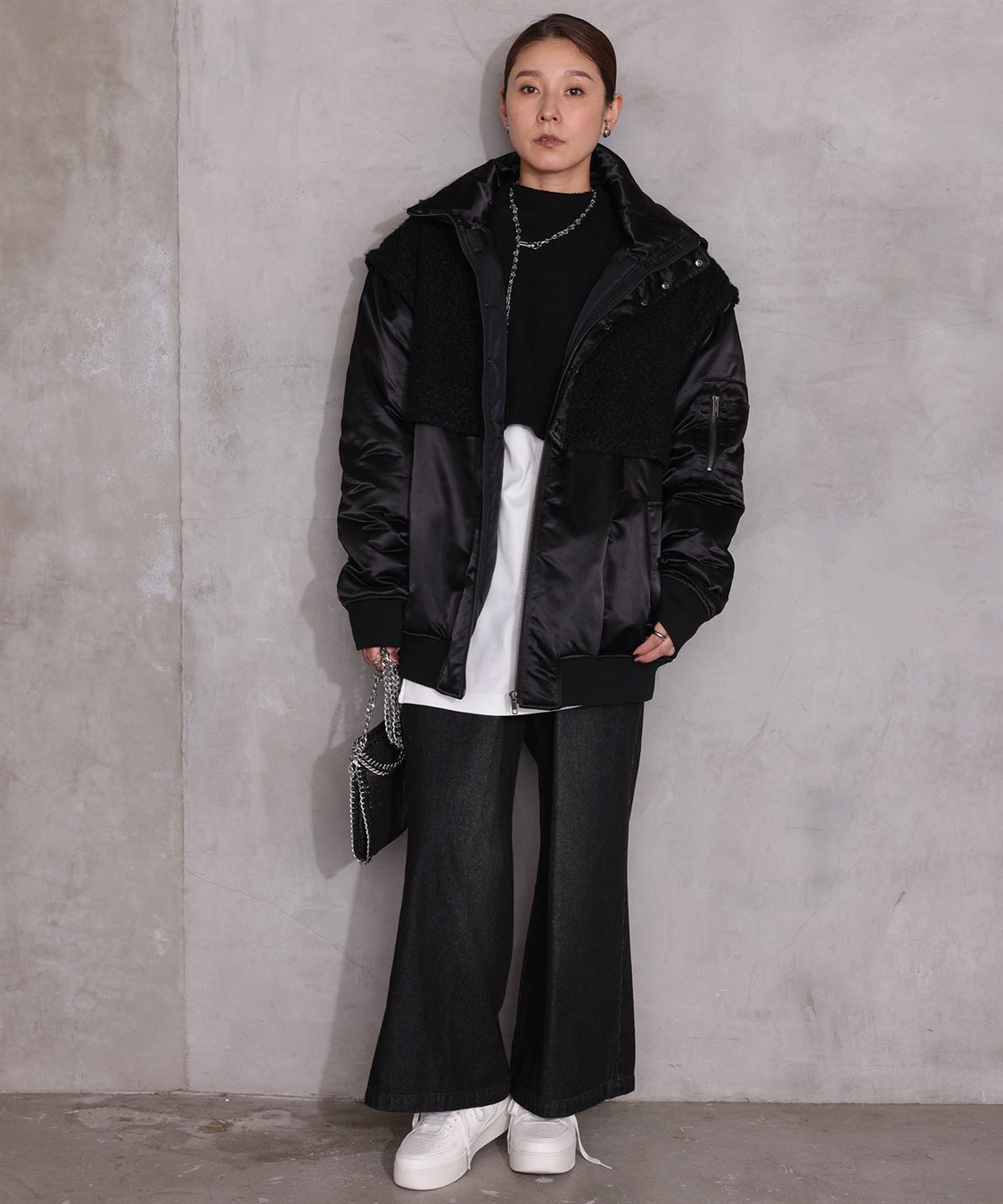 ONE‘S TRUE ハイブリッドブルゾン_sub_20