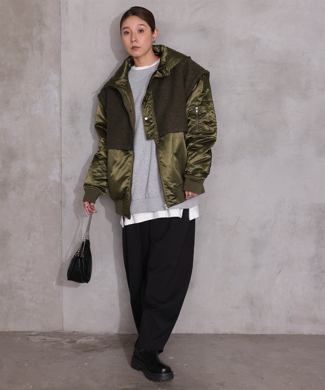 ONE‘S TRUE ハイブリッドブルゾン_sub_25