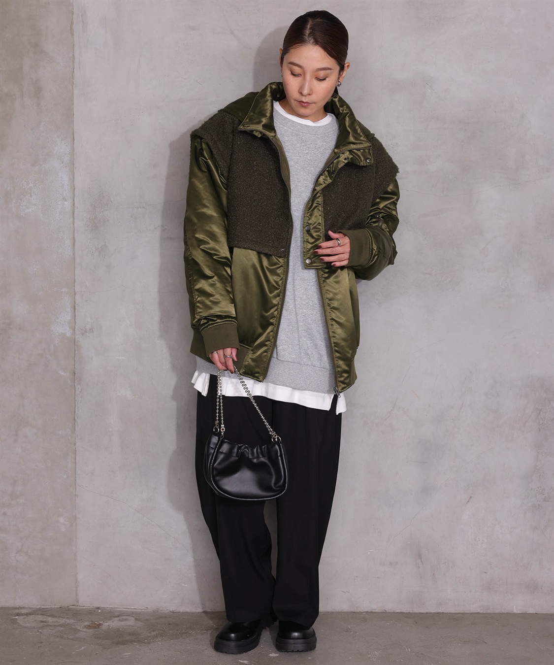 ONE‘S TRUE ハイブリッドブルゾン_sub_26