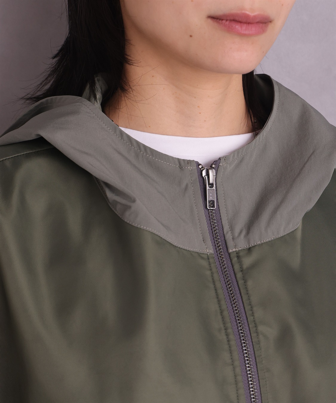 ONE‘S TRUE バイカラーパーカージャケット_sub_10