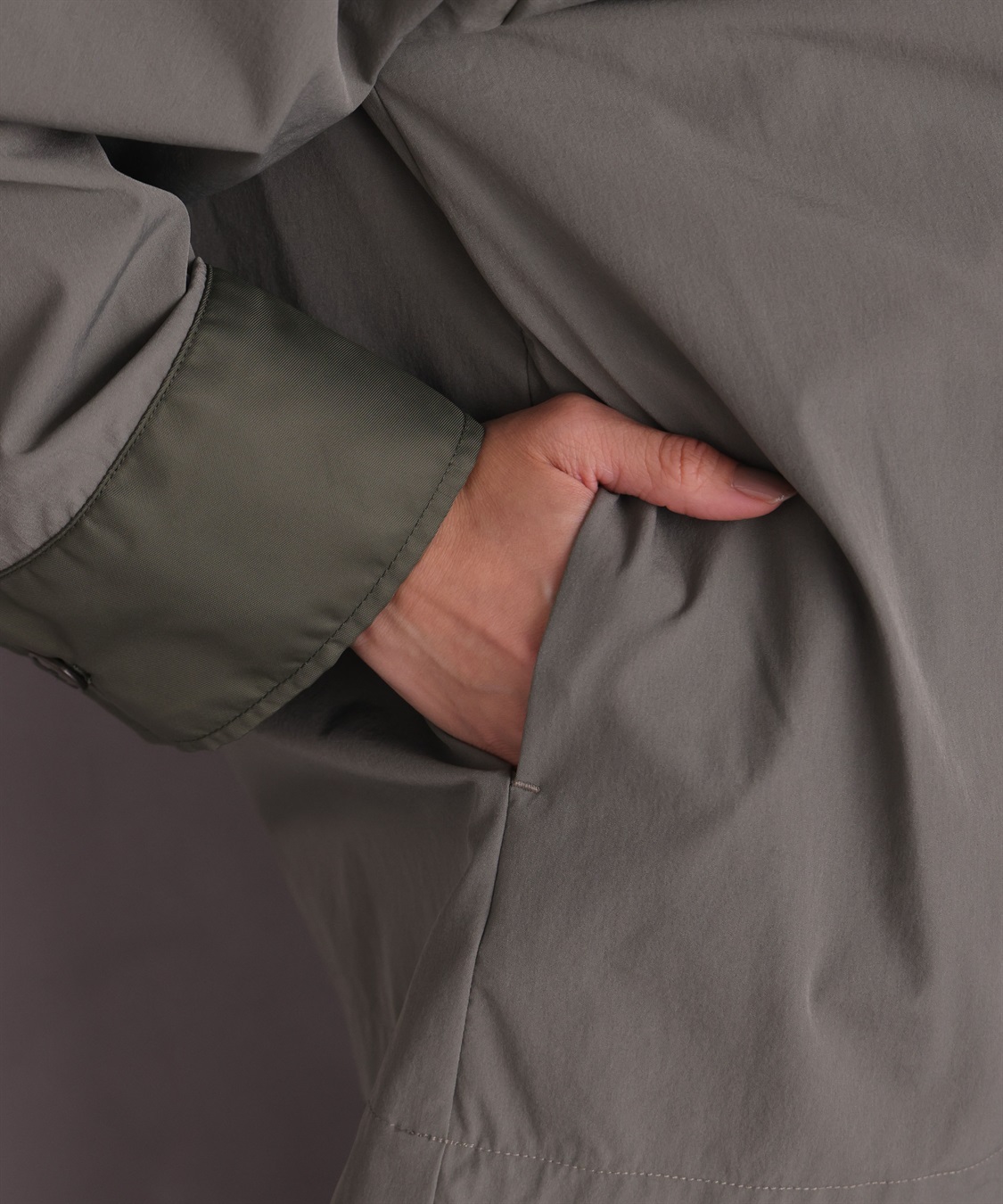 ONE‘S TRUE バイカラーパーカージャケット_sub_12