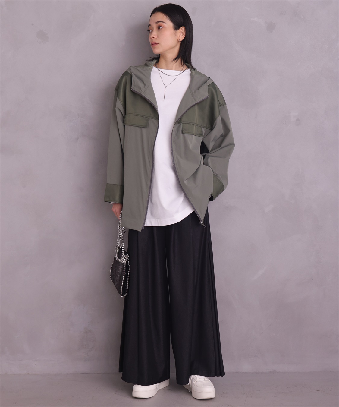 ONE‘S TRUE バイカラーパーカージャケット_sub_22