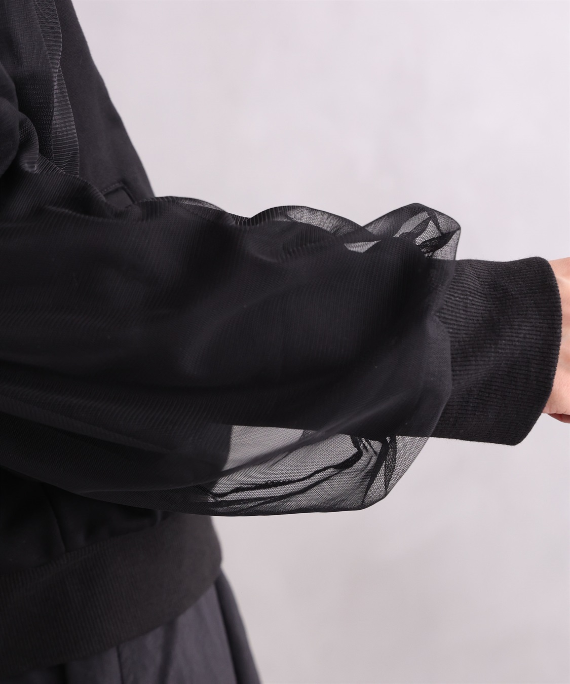 ONE‘S TRUE チュールオーバースリーブブルゾン_sub_11