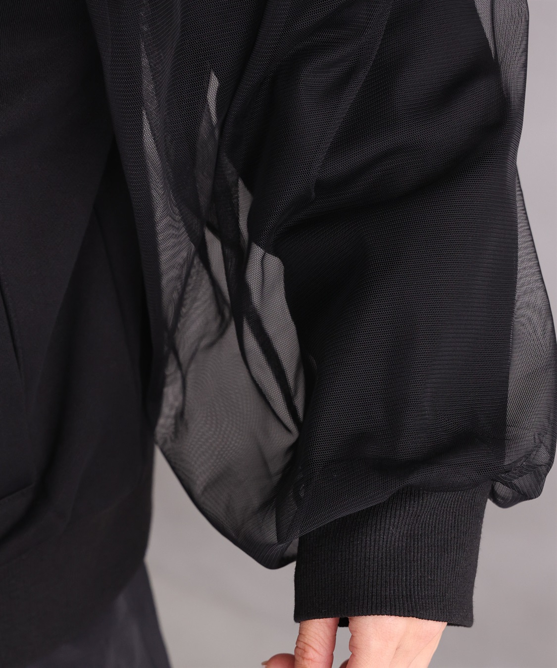 ONE‘S TRUE チュールオーバースリーブブルゾン_sub_12