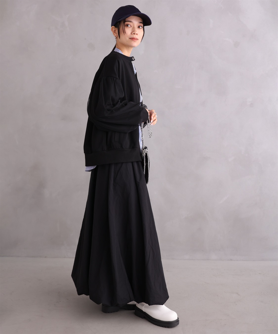 ONE‘S TRUE チュールオーバースリーブブルゾン_sub_24