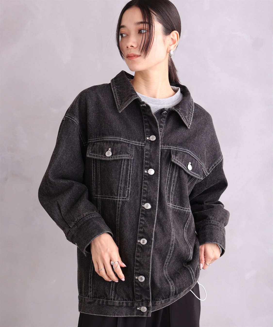 ONE‘S TRUE オーバーデニムジャケット_sub_17